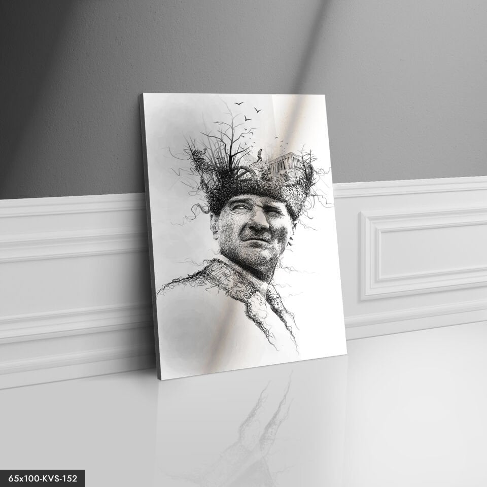Mustafa Kemal Atatürk Kanvas Tablo