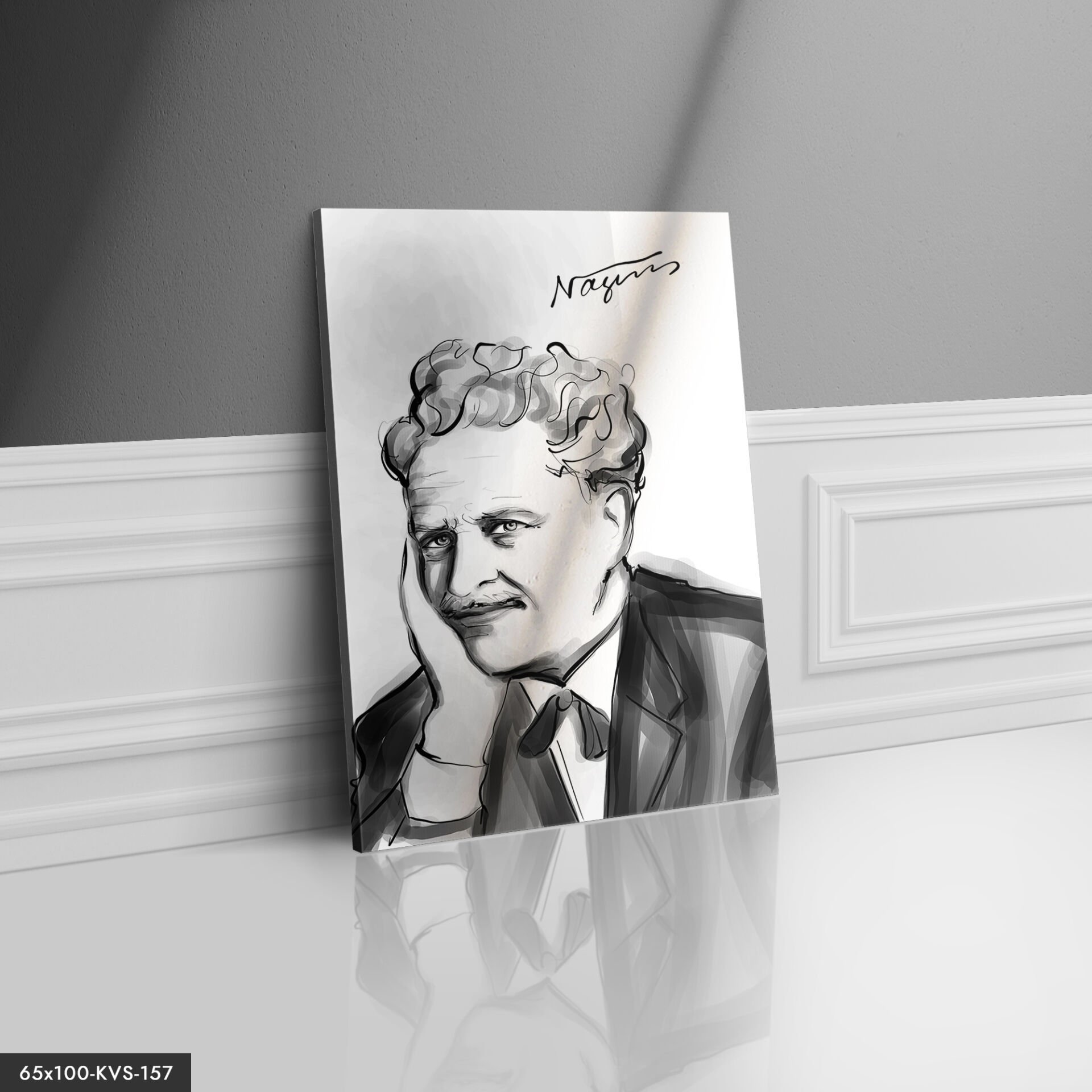 Nazım Hikmet Kanvas - Canvas Tablo