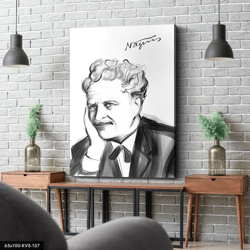 Nazım Hikmet Kanvas - Canvas Tablo