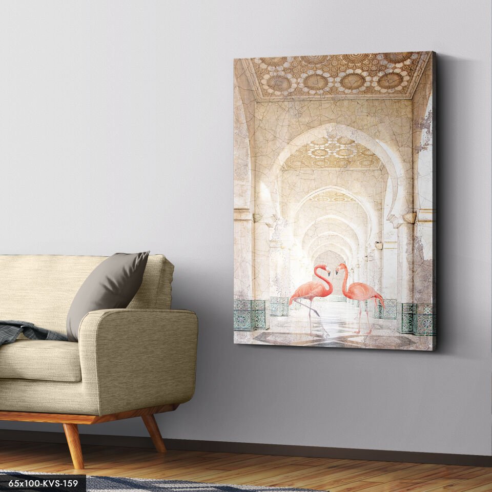 Flamingo Kanvas - Canvas Tablo