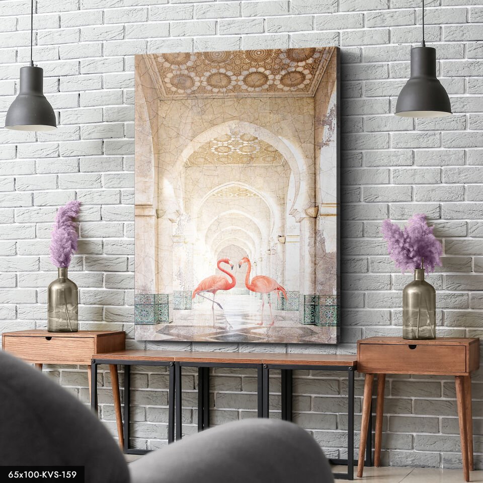 Flamingo Kanvas - Canvas Tablo