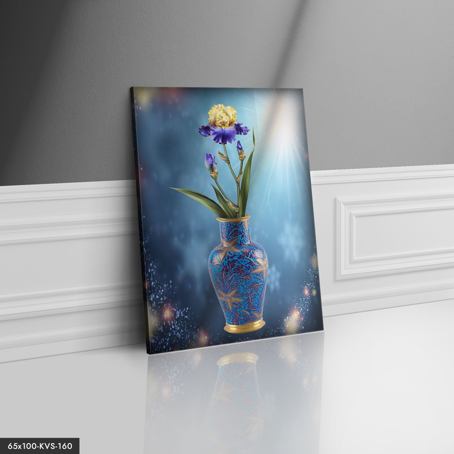 Vazoda Çiçek Kanvas - Canvas Tablo