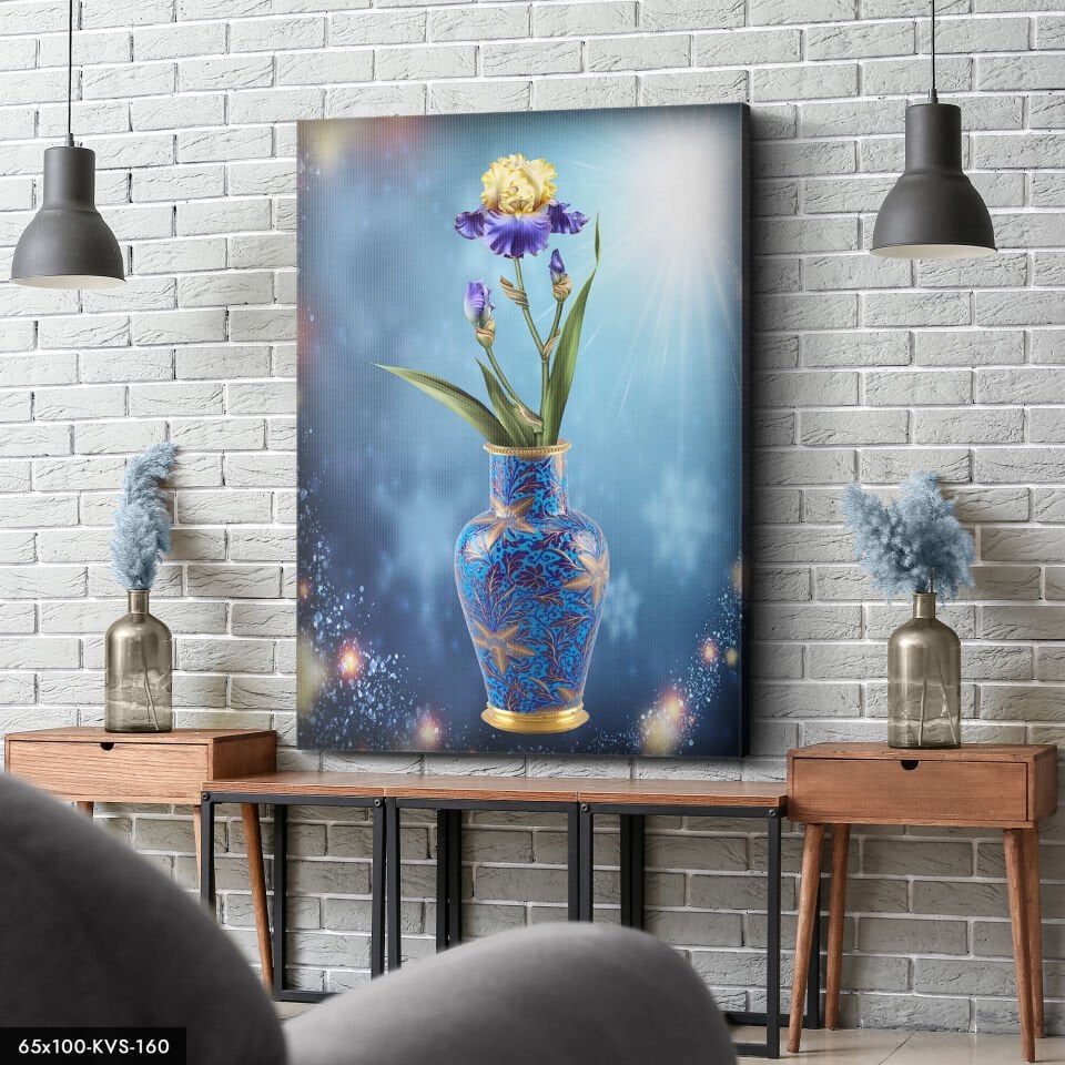 Vazoda Çiçek Kanvas - Canvas Tablo