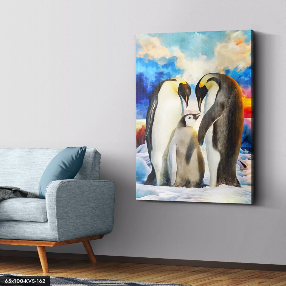 Penguen Kanvas - Canvas Tablo