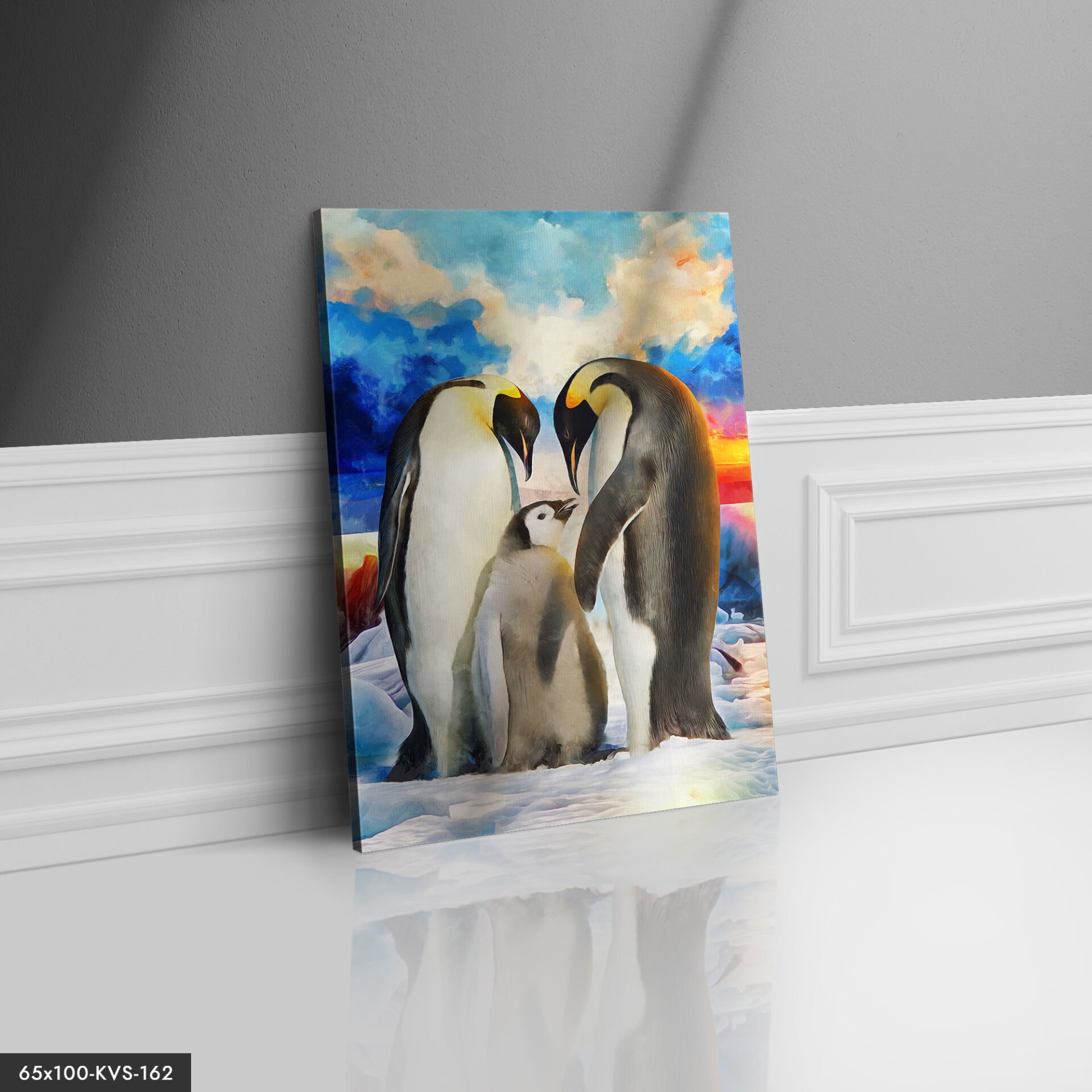 Penguen Kanvas - Canvas Tablo