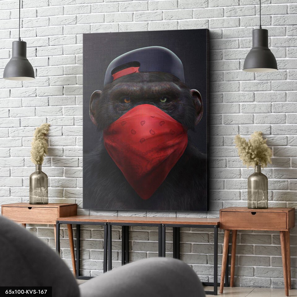 Maymun Kanvas - Canvas Tablo