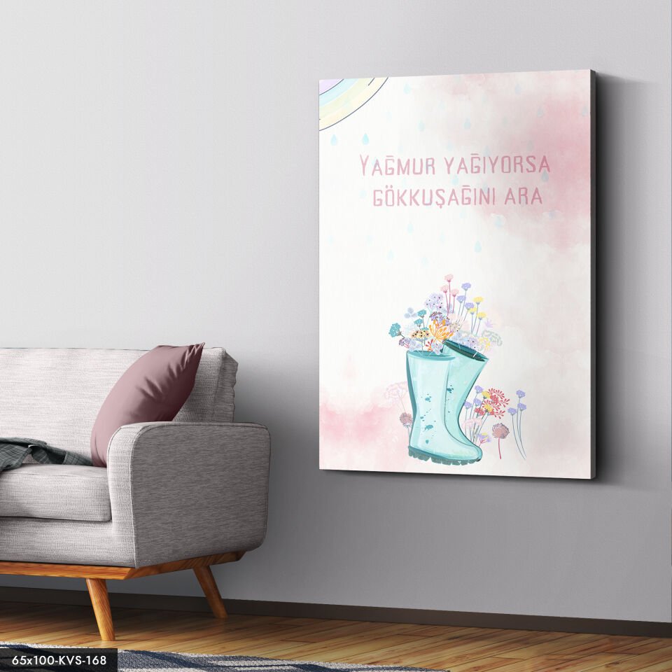 Motto Söz Kanvas - Canvas Tablo