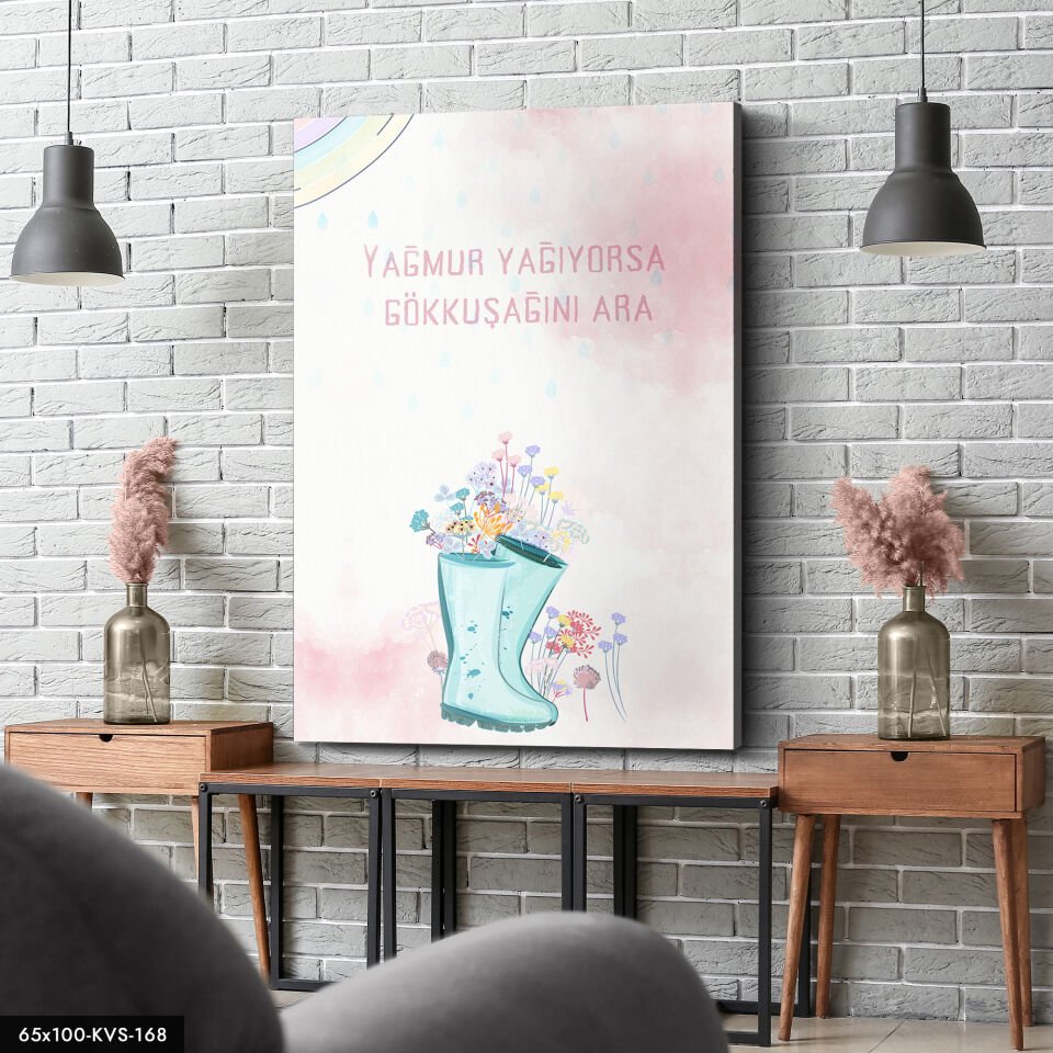 Motto Söz Kanvas - Canvas Tablo