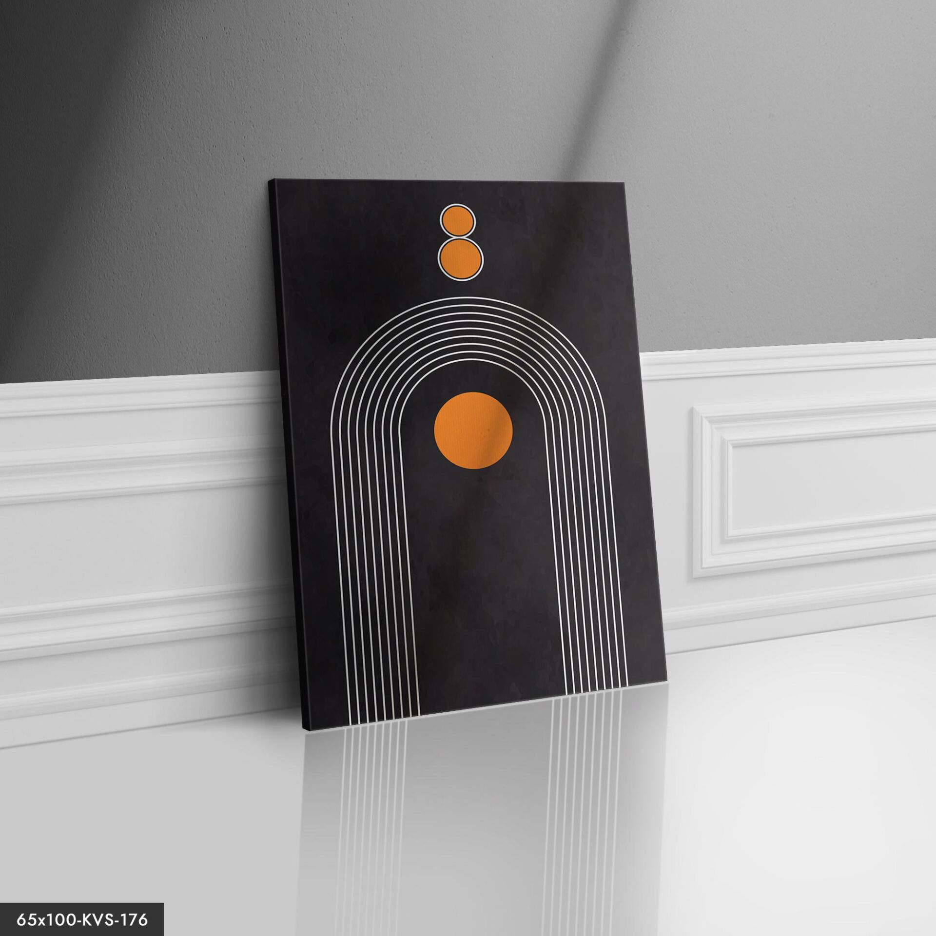 Soyut Sanat Kanvas - Canvas Tablo 40 x 30 CM - Çok Renkli