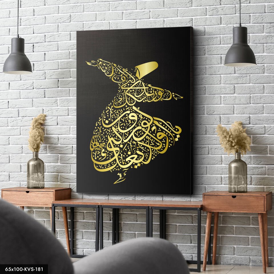 Semazen Kanvas - Canvas Tablo 40 x 30 CM - Çok Renkli