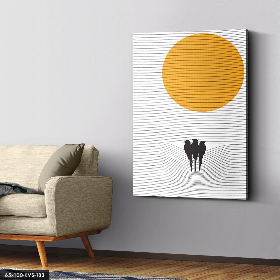 Kuşlar Kanvas - Canvas Tablo