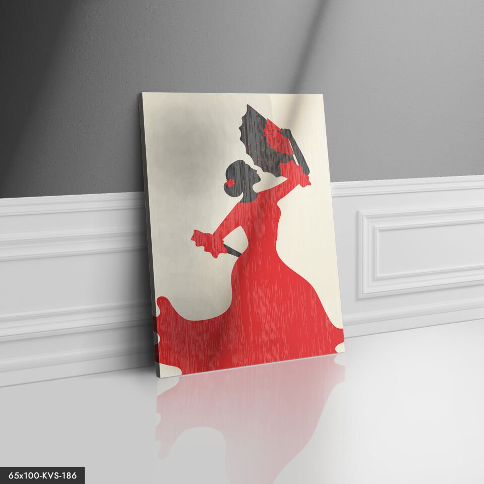 Dansçı Kadın Kanvas - Canvas Tablo