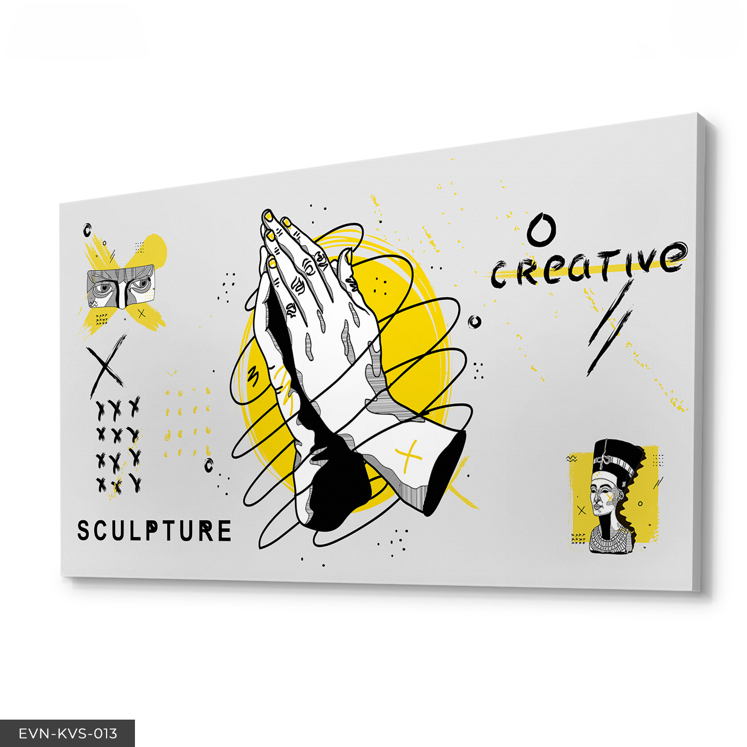 Bağlanmış Eller Tek Parça Kanvas Canvas Tablo Tablo