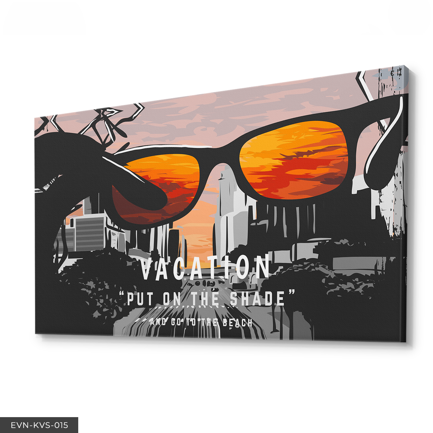 Gözlükle Evrene Bakan Kanvas Tablo