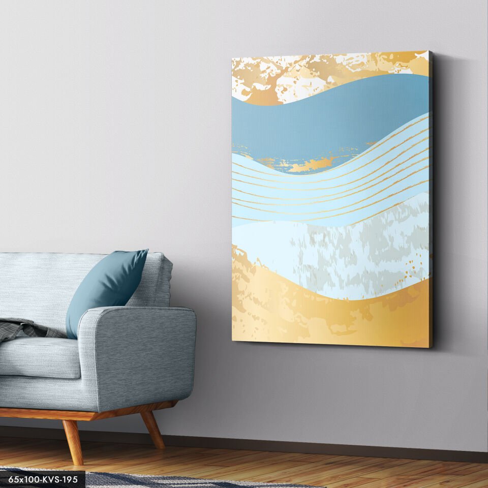 Sanatsal Çizgiler Kanvas - Canvas Tablo