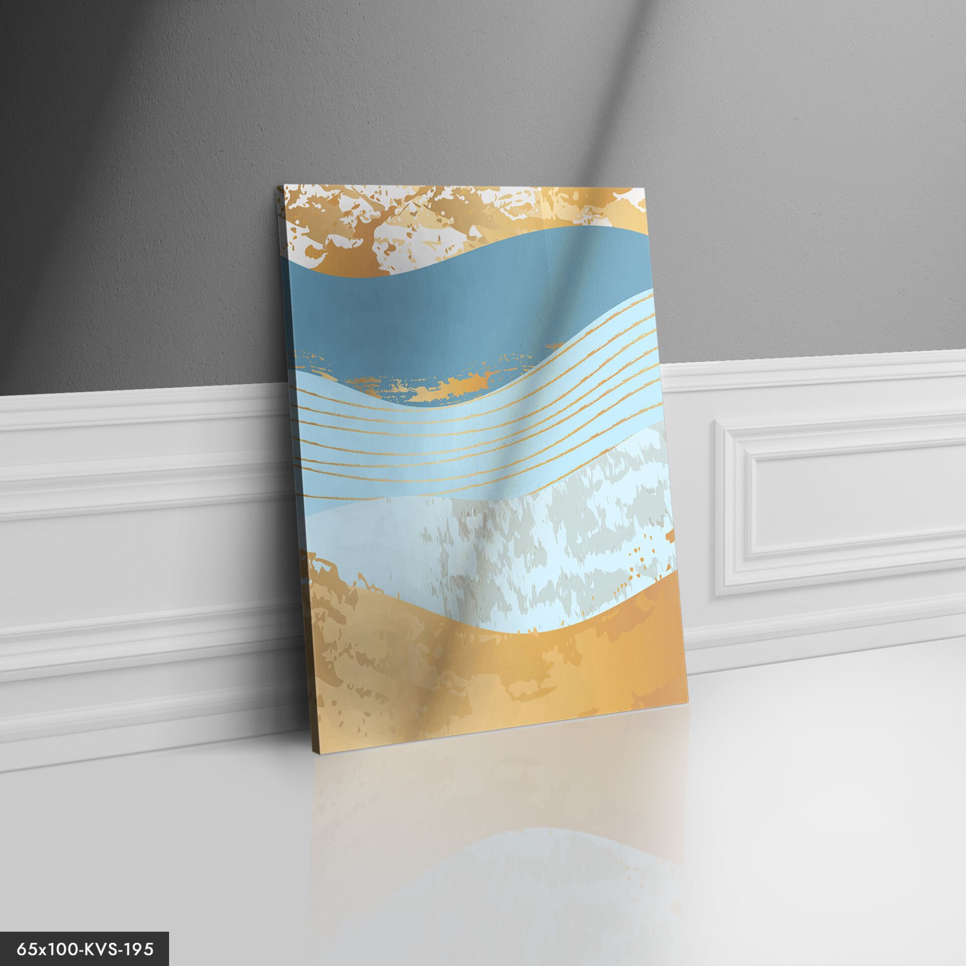 Sanatsal Çizgiler Kanvas - Canvas Tablo