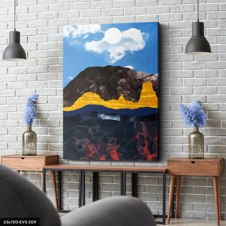 Dijital Çizim Kanvas - Canvas Tablo 40 x 30 CM - Çok Renkli