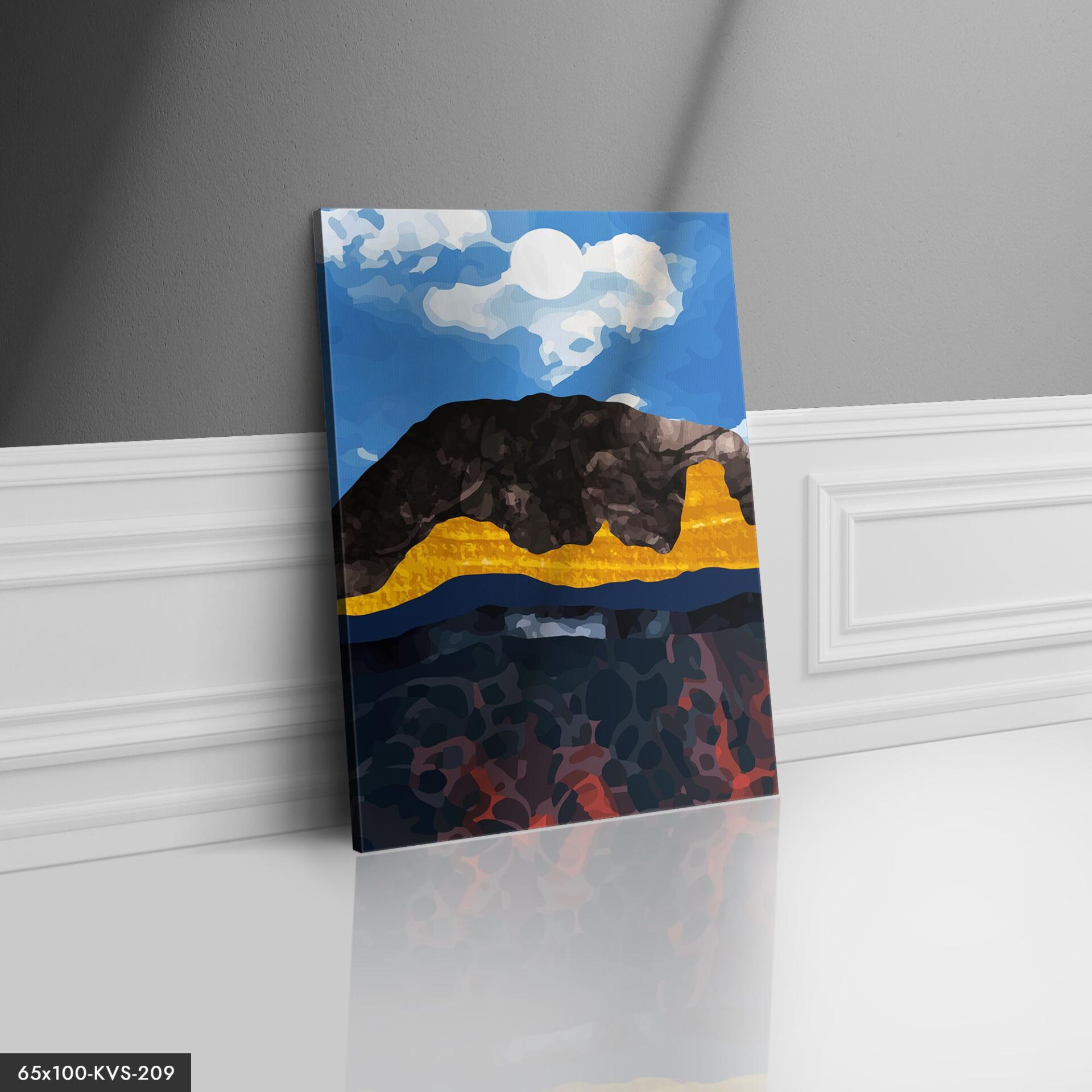 Dijital Çizim Kanvas - Canvas Tablo 40 x 30 CM - Çok Renkli