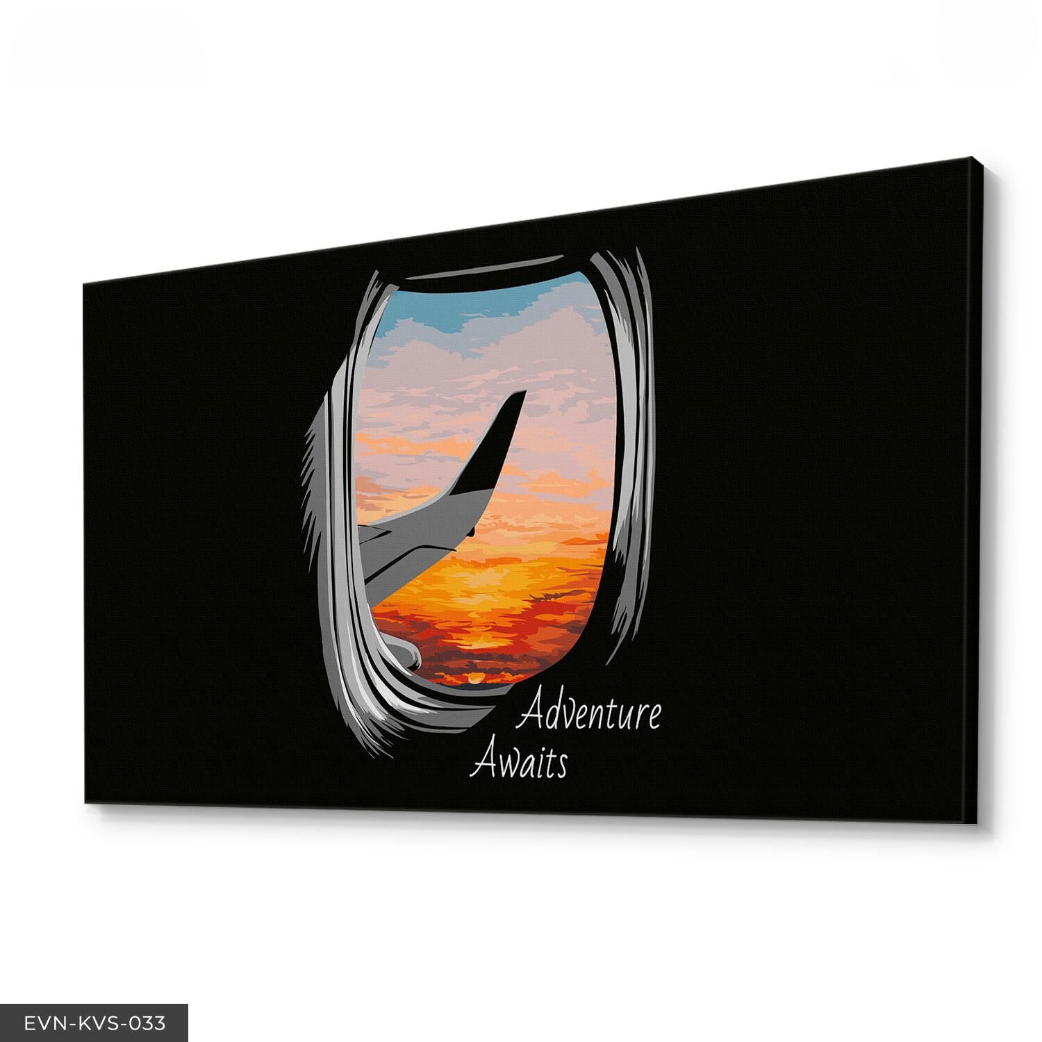 Gökyüzüne Açılan Pencere Tek Parça Kanvas Canvas Tablo Tablo 40 x 30 CM - Çok Renkli