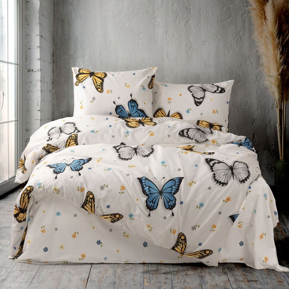 Kelebek Çift Kişilik Nevresim Takımı