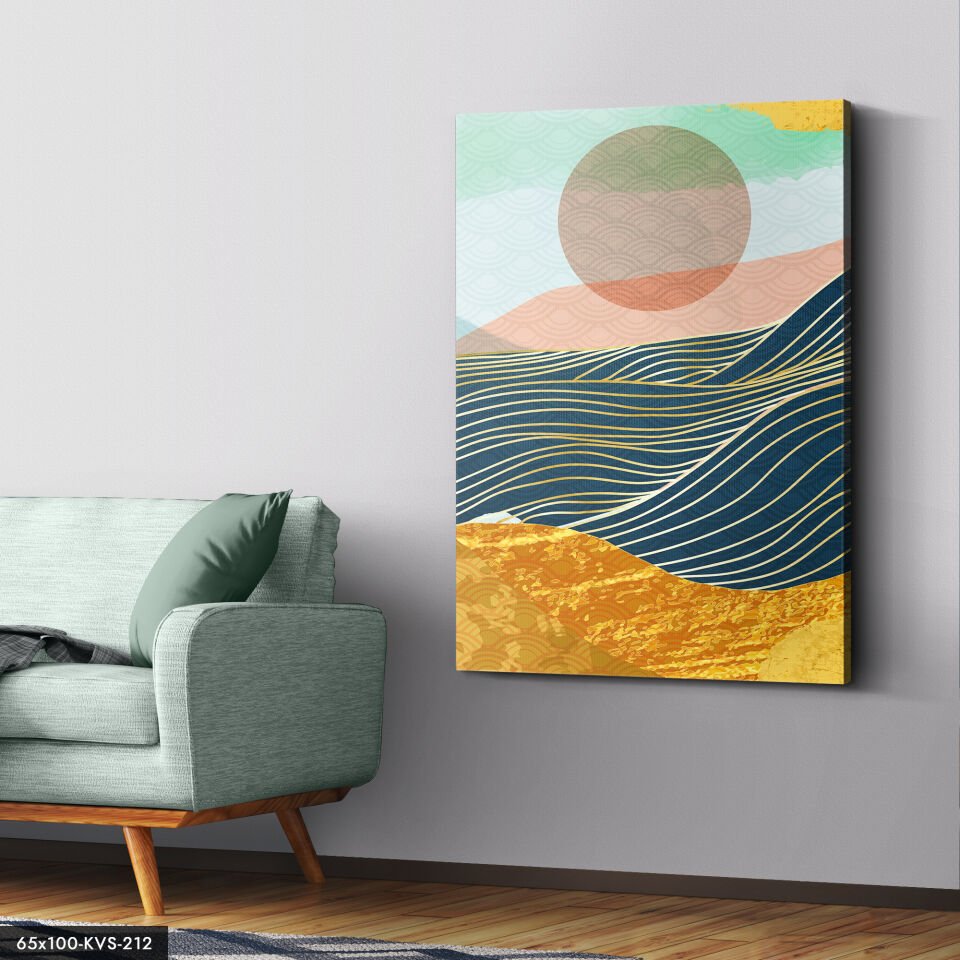 Dağlar Soyut Kanvas - Canvas Tablo