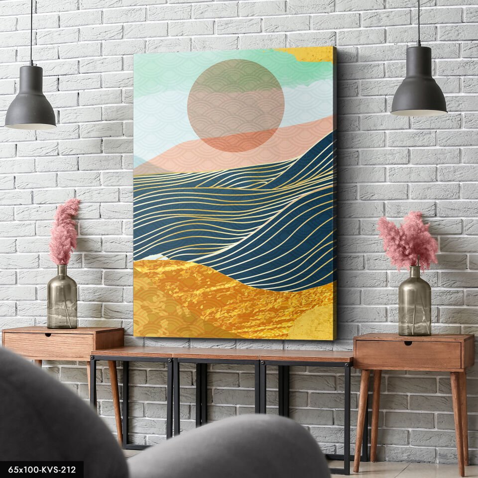 Dağlar Soyut Kanvas - Canvas Tablo