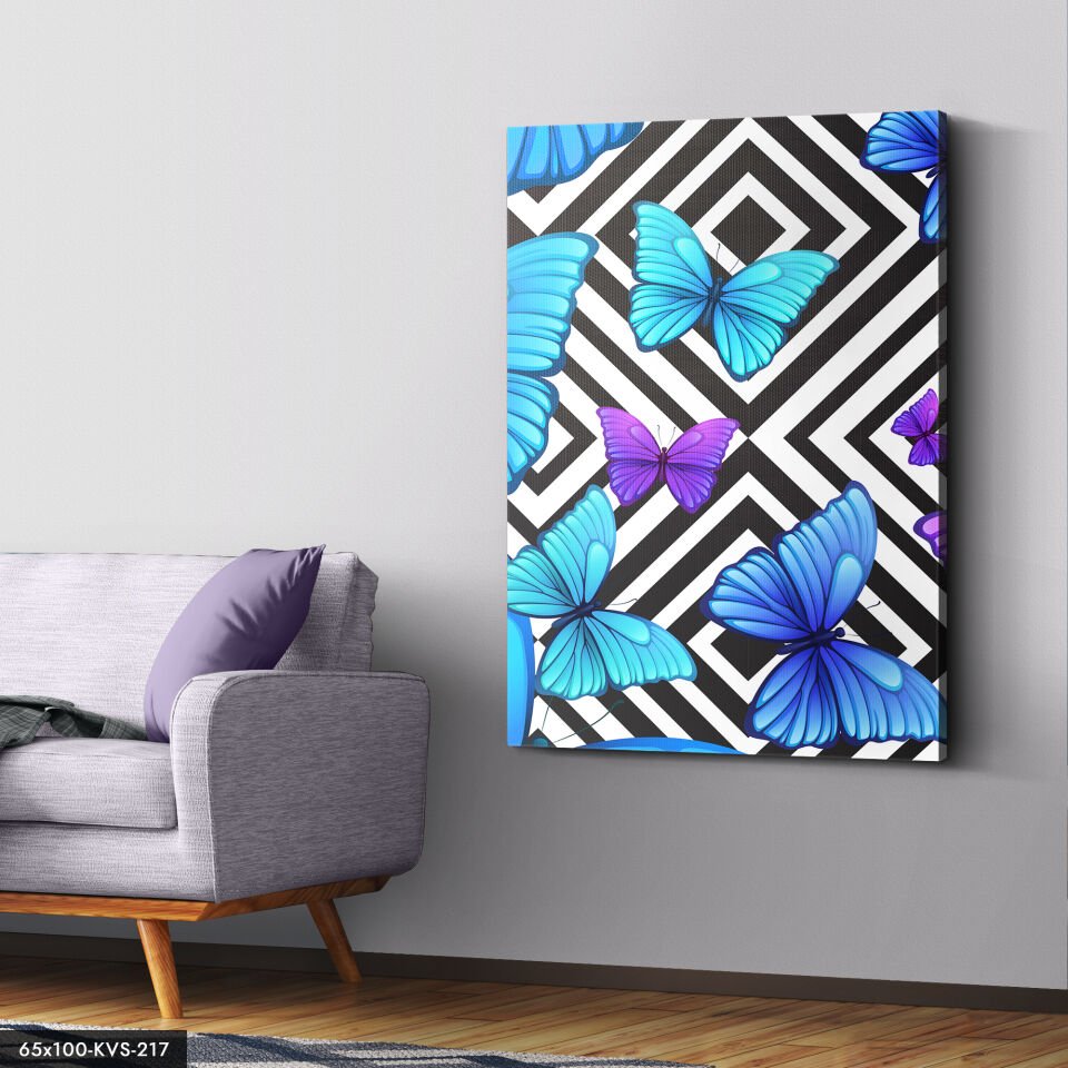 Kelebekler Kanvas - Canvas Tablo