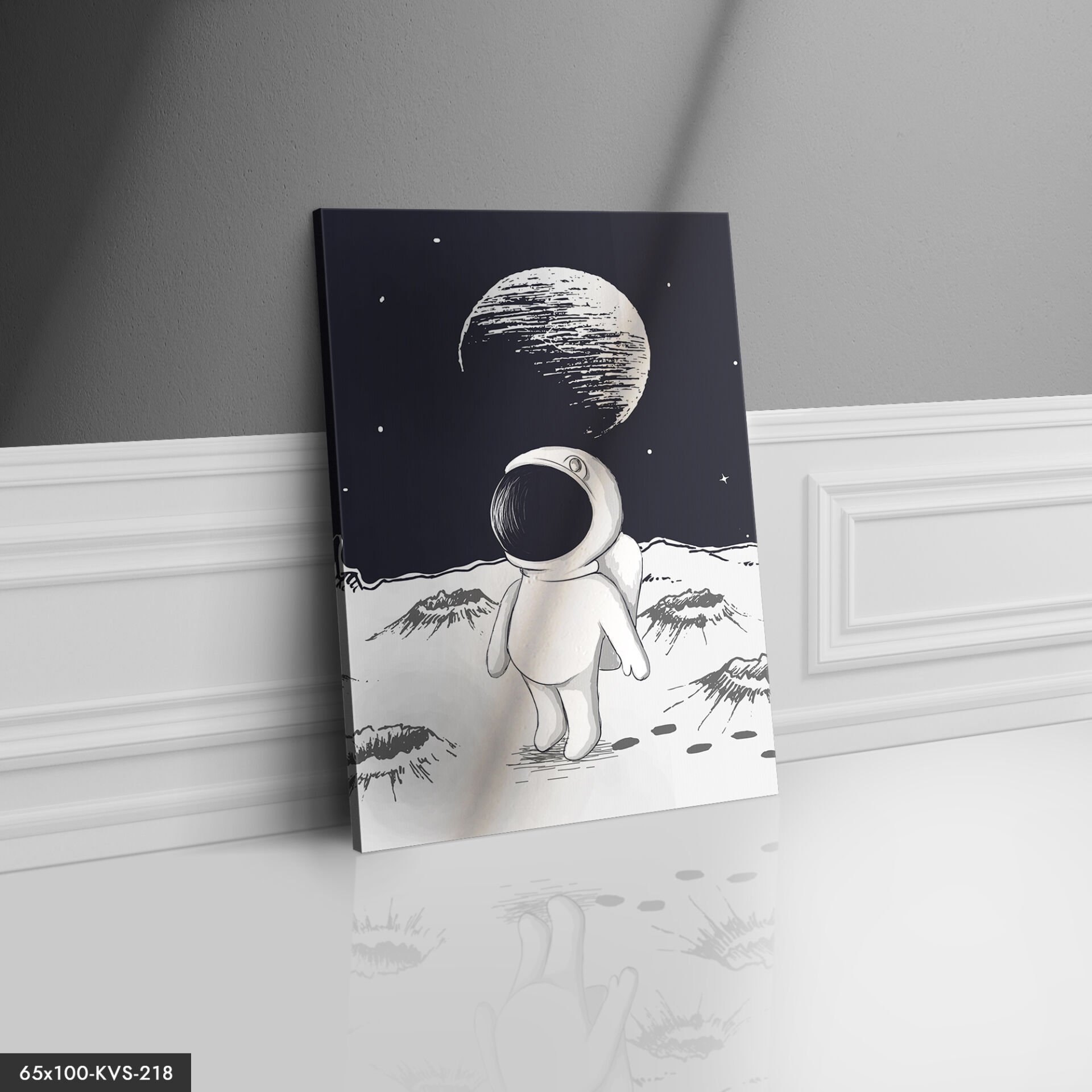Sevimli Astronot Kanvas - Canvas Tablo