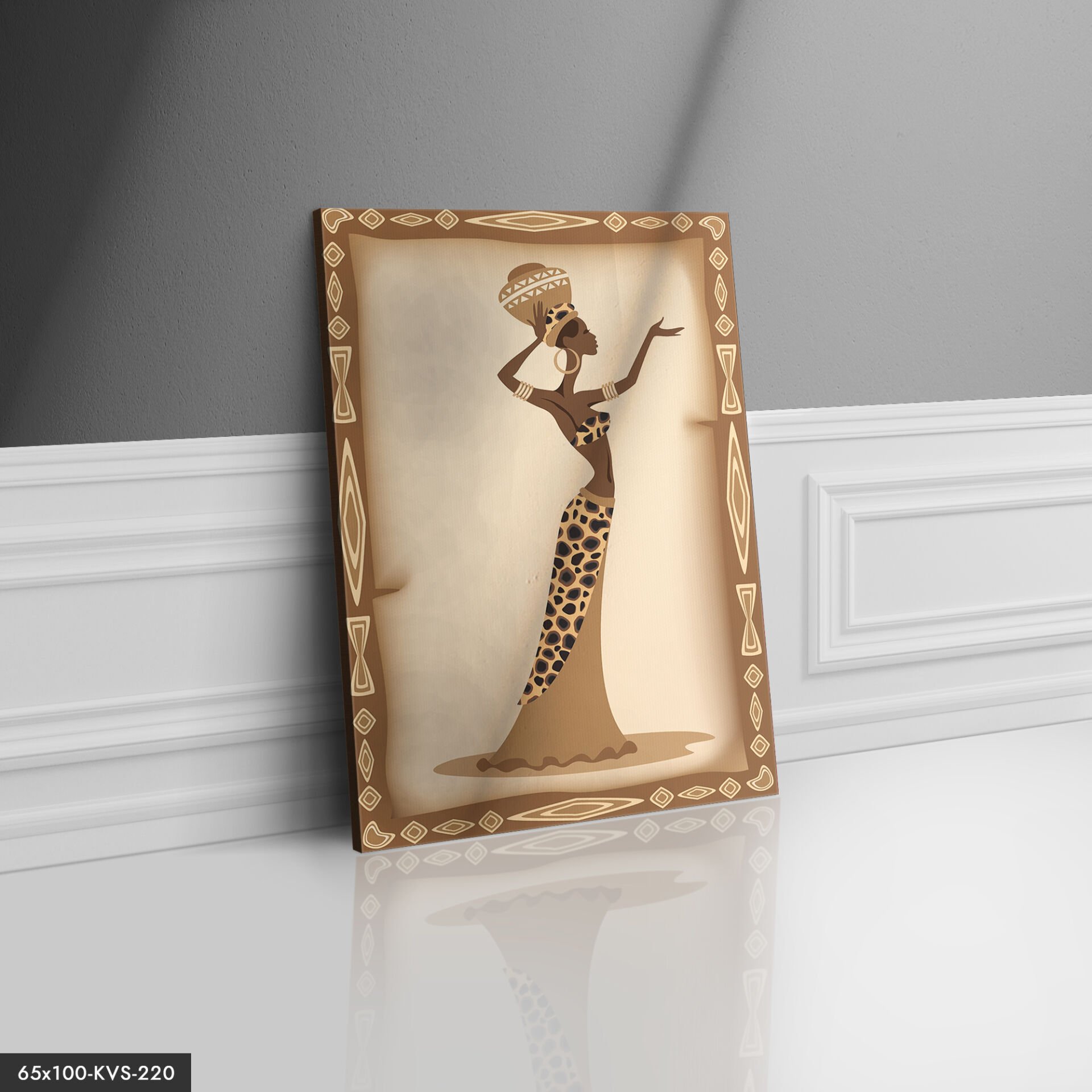 Geleneksel Kadın Kanvas - Canvas Tablo