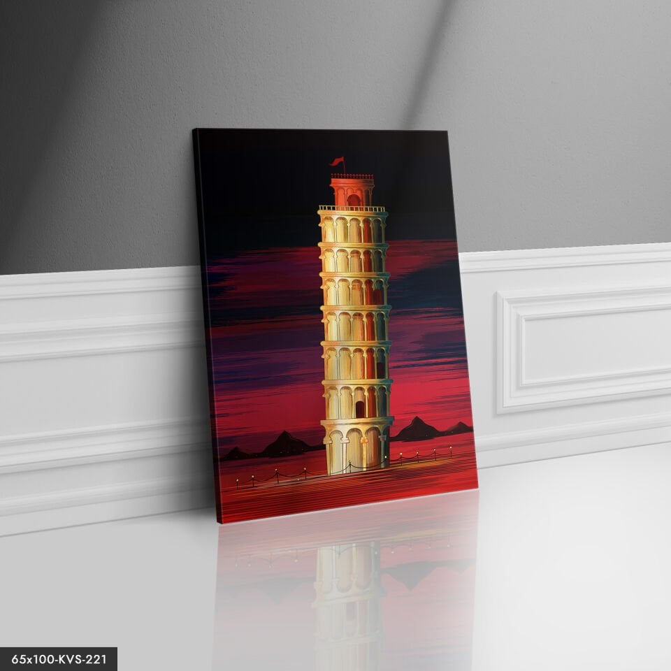 Pissa Kulesi Kanvas - Canvas Tablo