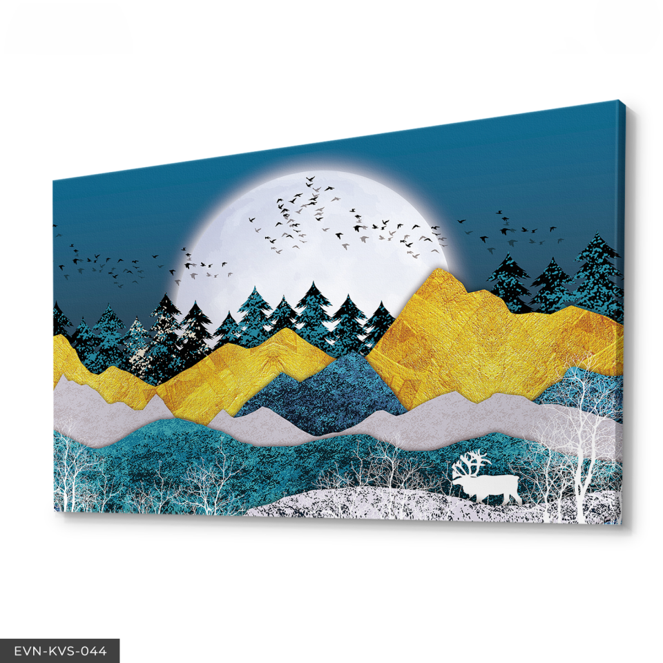 Sanatsal Tek Parça Kanvas Canvas Tablo Tablo