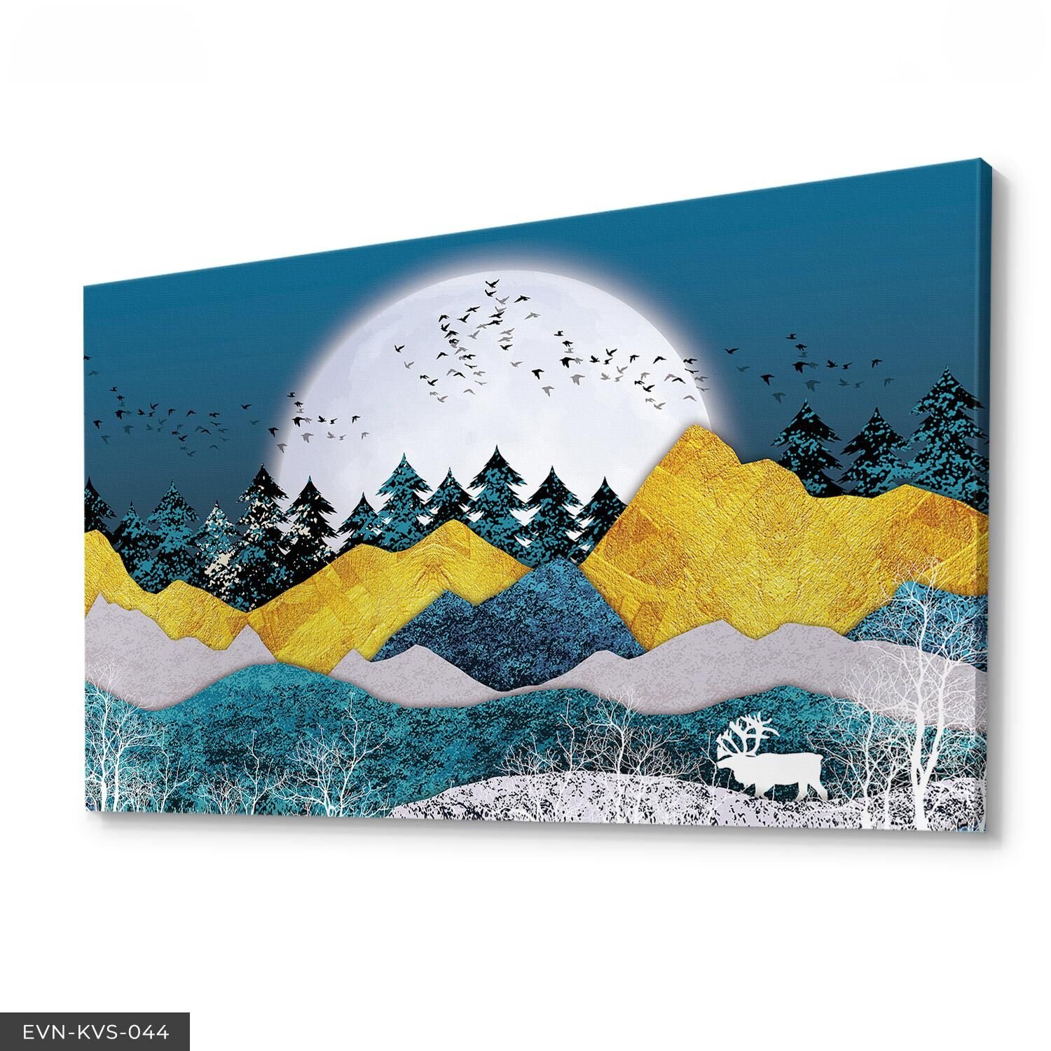 Sanatsal Tek Parça Kanvas Canvas Tablo Tablo 40 x 30 CM - Çok Renkli