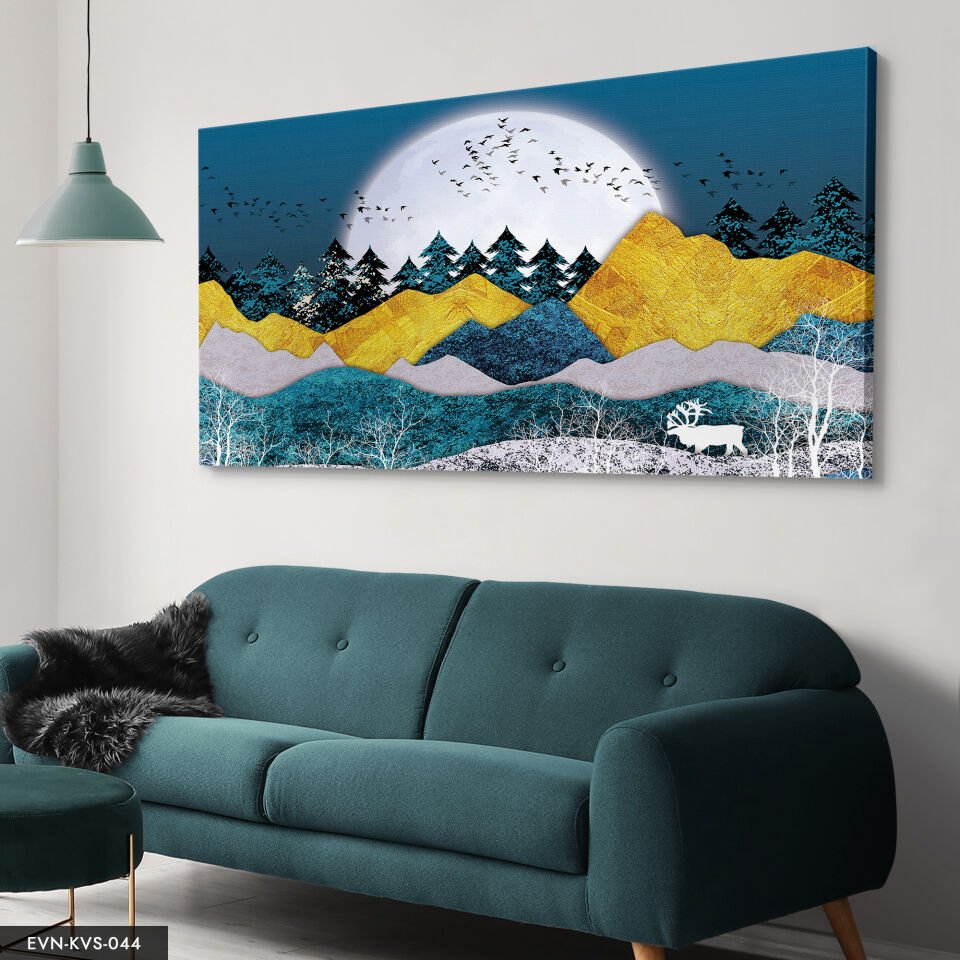 Sanatsal Tek Parça Kanvas Canvas Tablo Tablo