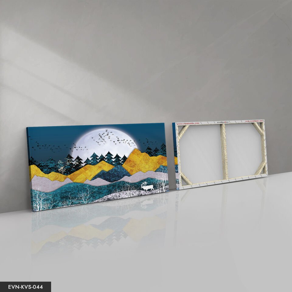 Sanatsal Tek Parça Kanvas Canvas Tablo Tablo