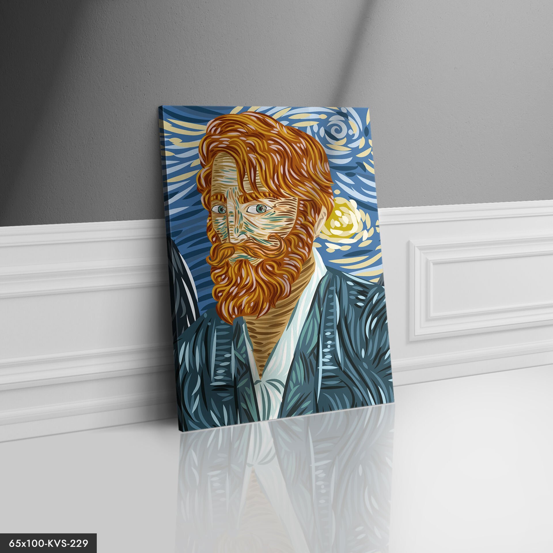 Kızıl Saçlı Adam Kanvas - Canvas Tablo