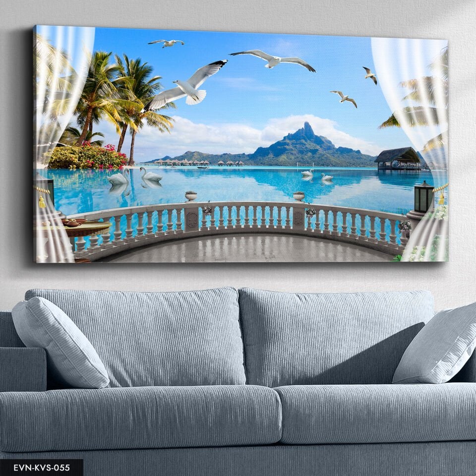 Martılar Tek Parça Kanvas Canvas Tablo Tablo