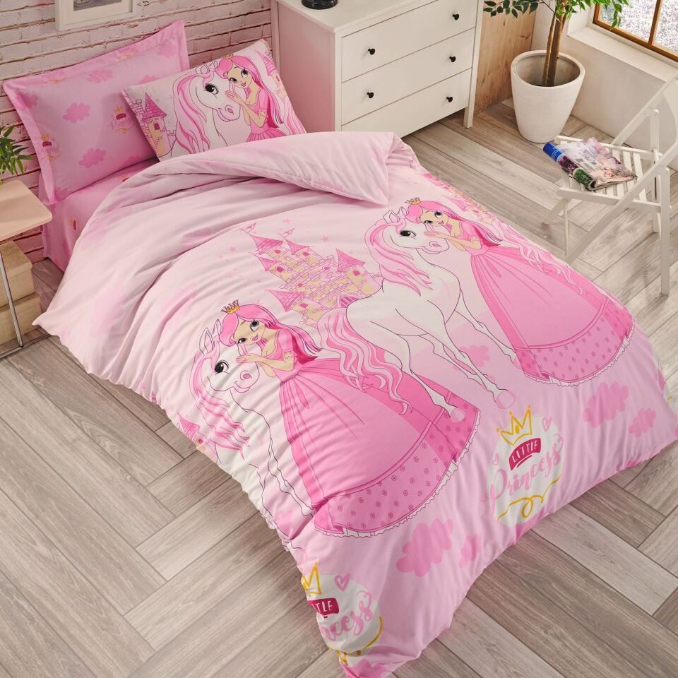 Prenses Horse Tek Kişilik Nevresim Takımı