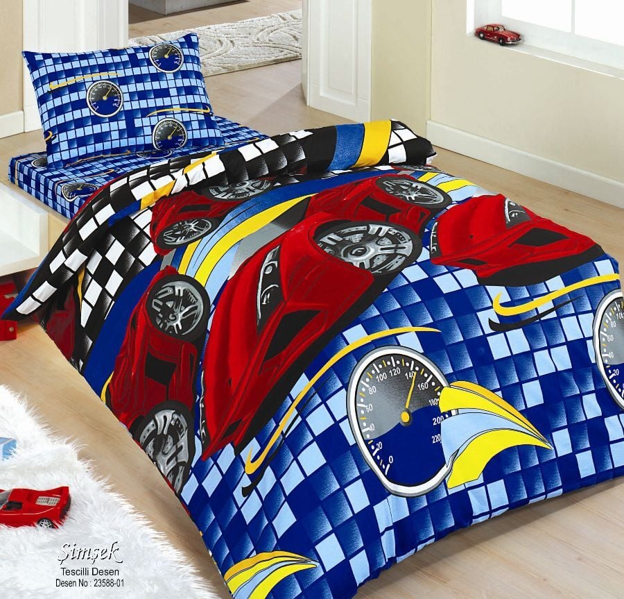 Şimşek Tek Kişilik Nevresim Takımı