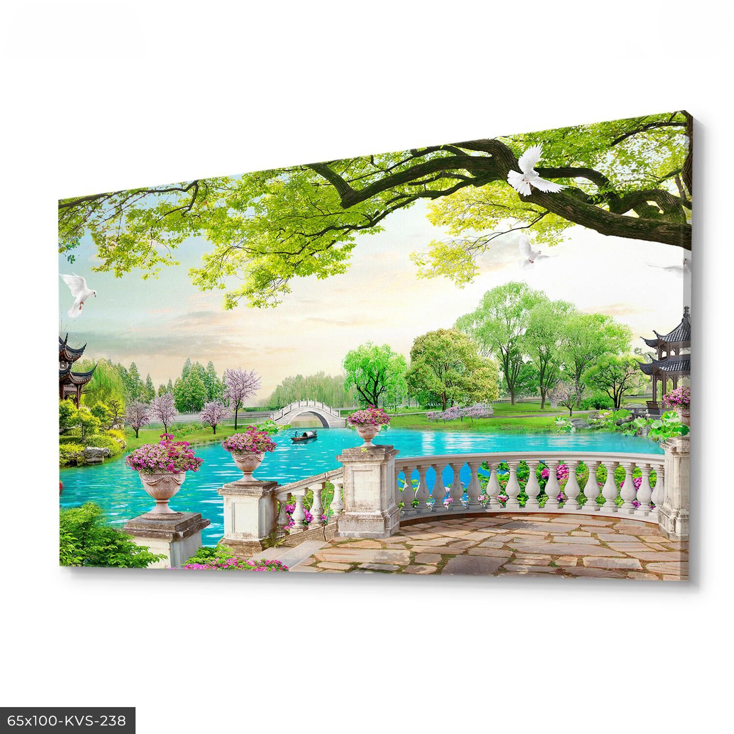 Doğanın Güzellikleri Kanvas - Canvas Tablo 40 x 30 CM - Çok Renkli