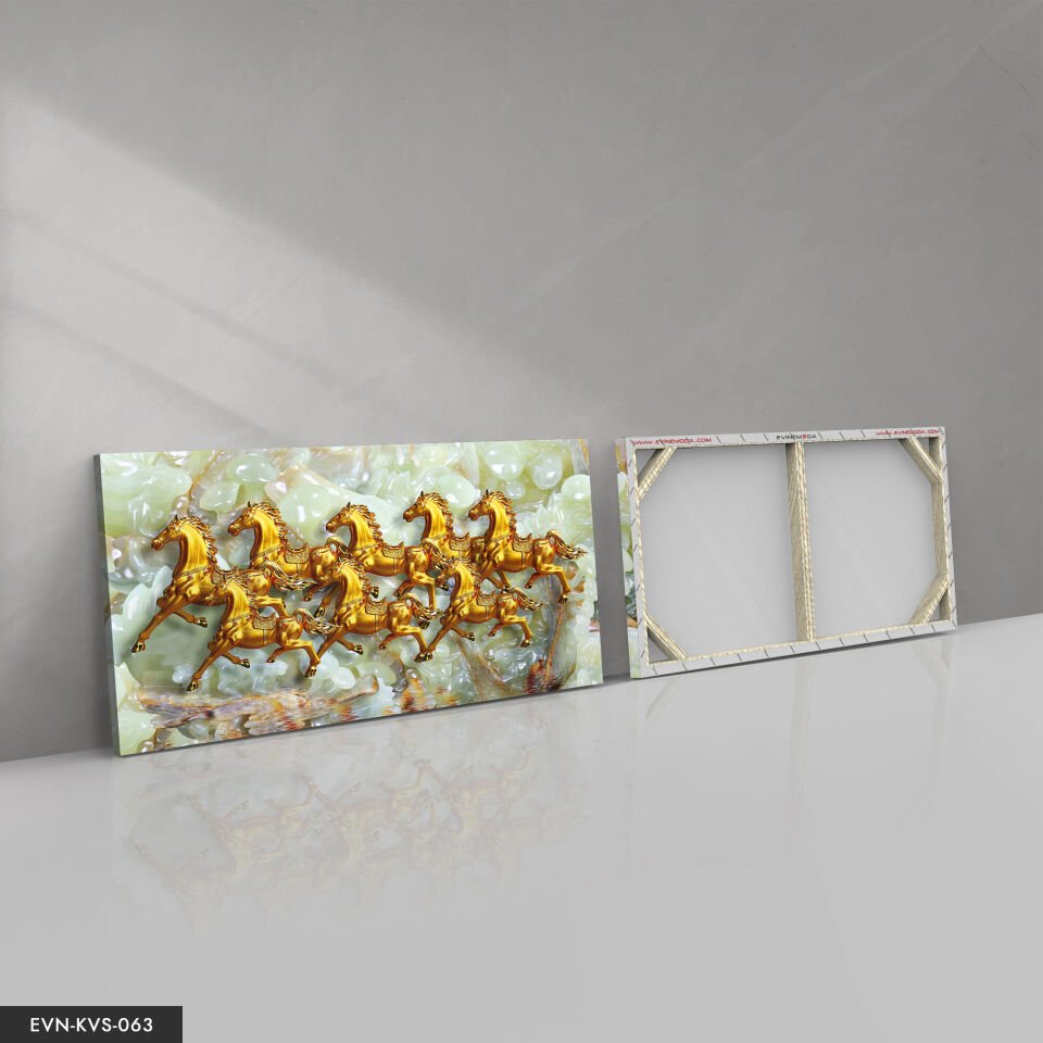 Atlar Tek Parça Kanvas Canvas Tablo Tablo