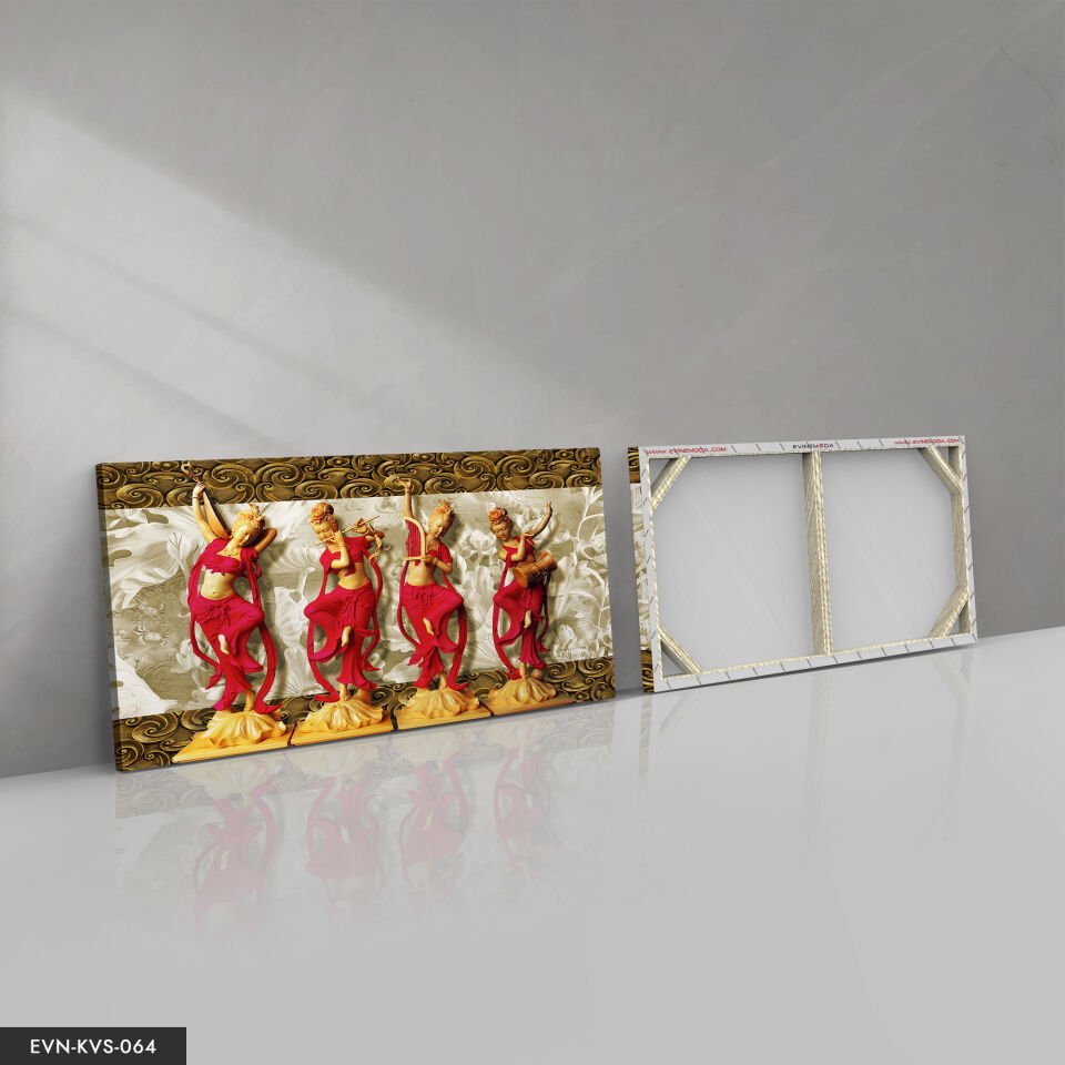 Dansçı Kızlar Tek Parça Kanvas Canvas Tablo Tablo