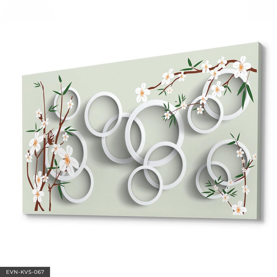 Papatya Tek Parça Kanvas Canvas Tablo Tablo