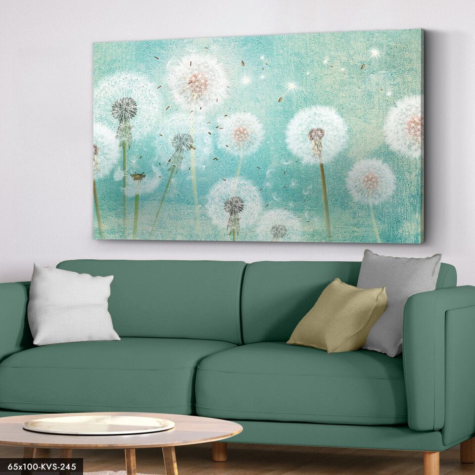 Turkuaz Kanvas - Canvas Tablo 40 x 30 CM - Çok Renkli