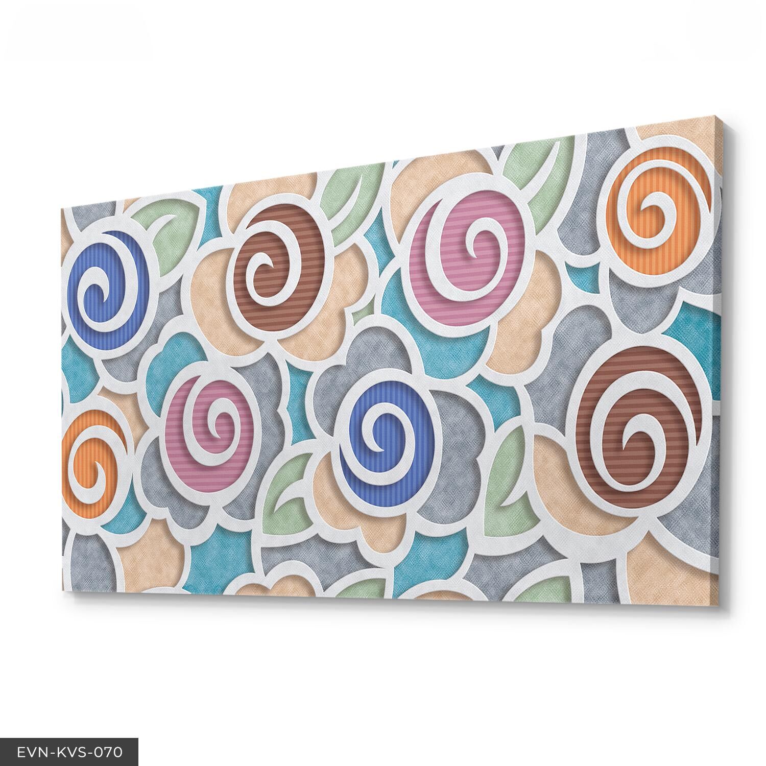 Sanatsal Tek Parça Kanvas Canvas Tablo Tablo 40 x 30 CM - Çok Renkli