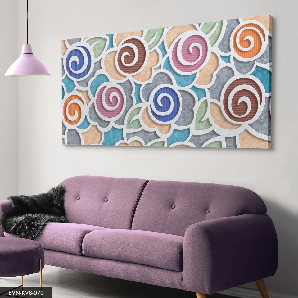 Sanatsal Tek Parça Kanvas Canvas Tablo Tablo