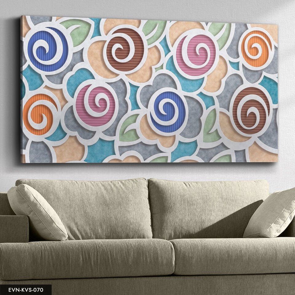 Sanatsal Tek Parça Kanvas Canvas Tablo Tablo