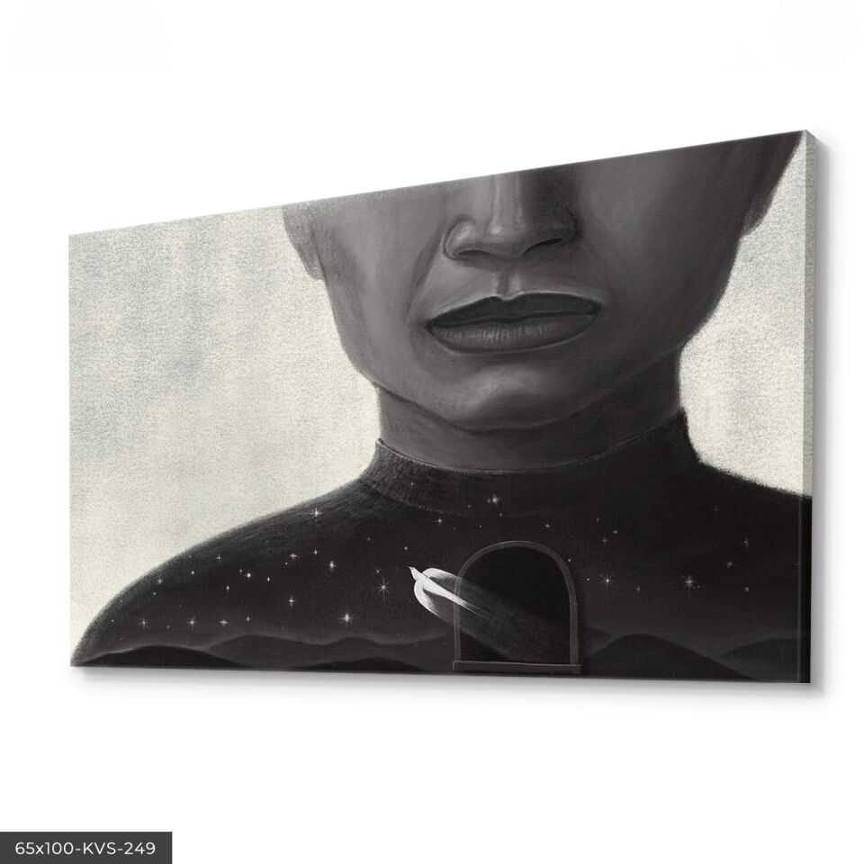 Ifade Özgürlüğü Temalı Kanvas - Canvas Tablo 140 x 90 CM - Çok Renkli