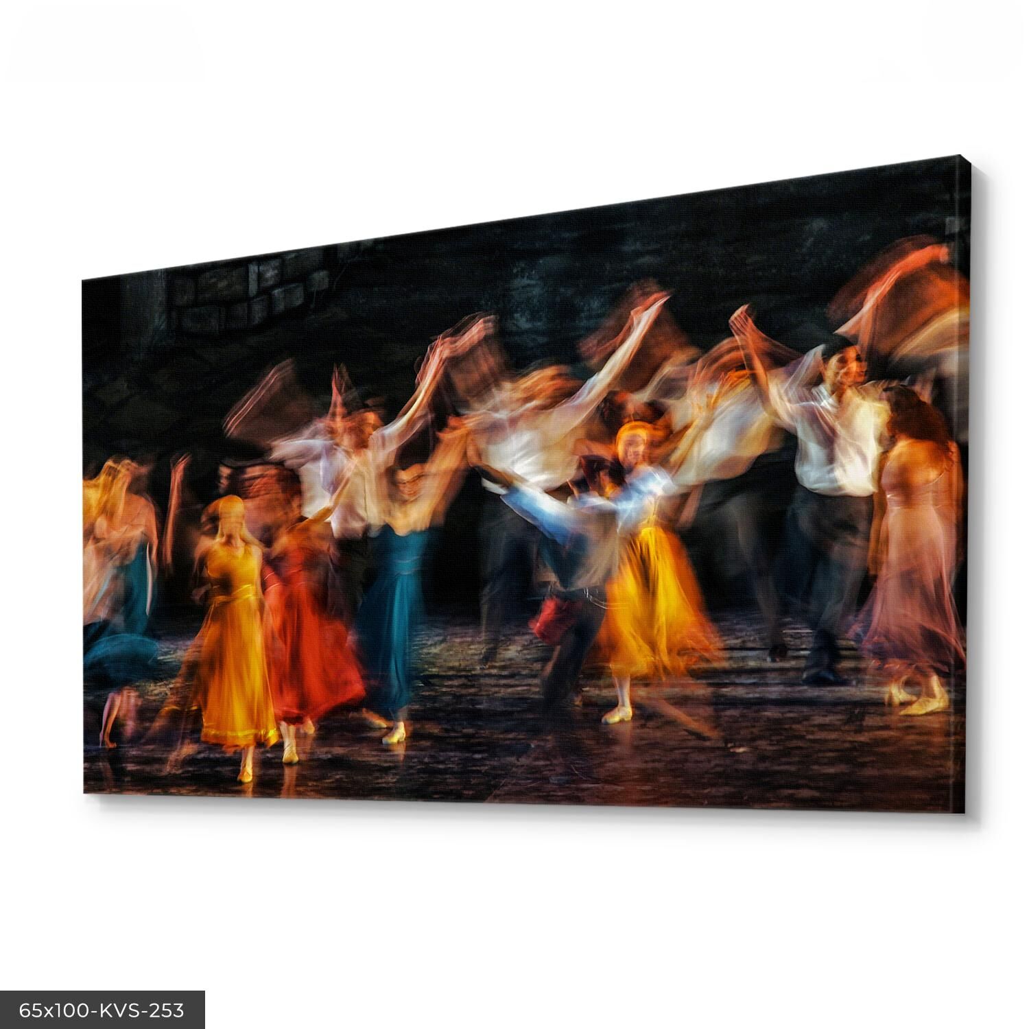 Müzikal Kanvas - Canvas Tablo 40 x 30 CM - Çok Renkli