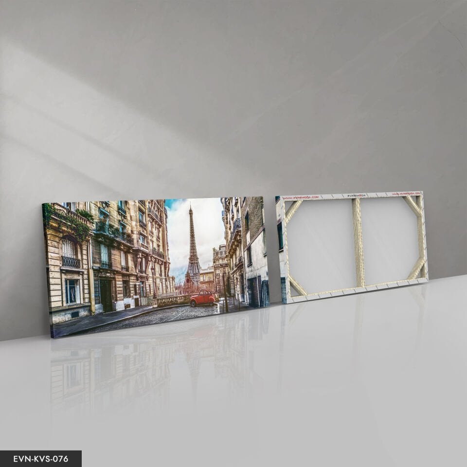 Eyfel Kulesi Tek Parça Kanvas Canvas Tablo Tablo