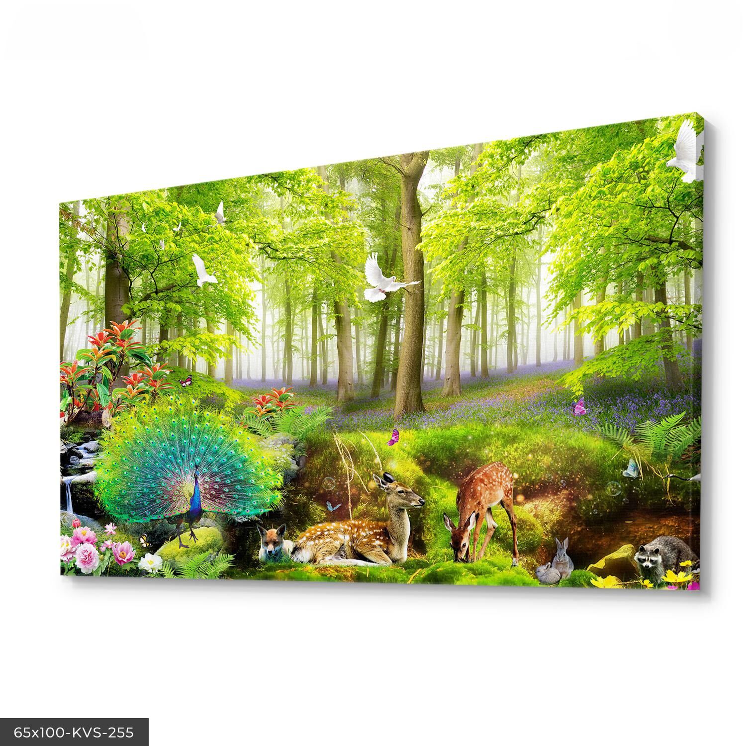 Doğanın Güzellikleri Kanvas - Canvas Tablo 40 x 30 CM - Çok Renkli